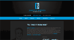 Desktop Screenshot of jrbarneslaw.com